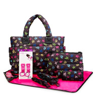 CiPU CT-Bag 2.0 ECO Diaper Bag Tote 9 Piece Combo Set (Rock Star)