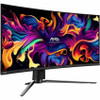 MSI MAG 341CQP QD-OLED 34" 21:9 UWQHD 175Hz Curved OLED HDR Gaming Monitor, Metallic Black