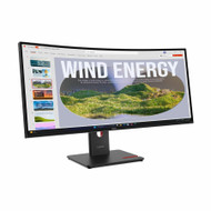 Lenovo ThinkVision T34WD-40 34" Class UW-QHD Curved Screen LED Monitor - 21:9 - Eclipse Black