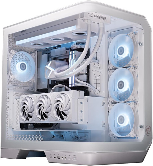 MSI Vision RS AI Gaming Desktop: Intel Ultra 7 265K, Geforce RTX 5080, 64GB DDR5, 2TB M.2 NVMe SSD, Liquid Cooling, 1000W USB Type-C, VR-Ready, Window 11 Home: 2NVV7-1466US