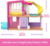 Barbie Mini BarbieLand Doll House Sets, Mini Dreamhouse with Surprise 1.5-inch Doll, Furniture & Accessories, Plus Elevator & Pool