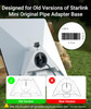 STARWARE Starlink Mini Tripod Adapter, Aluminum Alloy Material Compatible with Old Versions Original Pipe Adapter