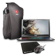 MSI GS63VR STEALTH PRO-078 15.6" MAX-Q FHD Gaming Laptop - Core i7-7700HQ Kabylake, 16GB RAM, 256GB SSD + 1TB HDD, GTX1070 8GB, VR Ready, Win 10