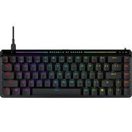 ROG Falchion Ace HFX 65% gaming keyboard with ROG HFX magnetic switches, rapid trigger toggle, 8000 Hz polling rate, three-layer dampening foam