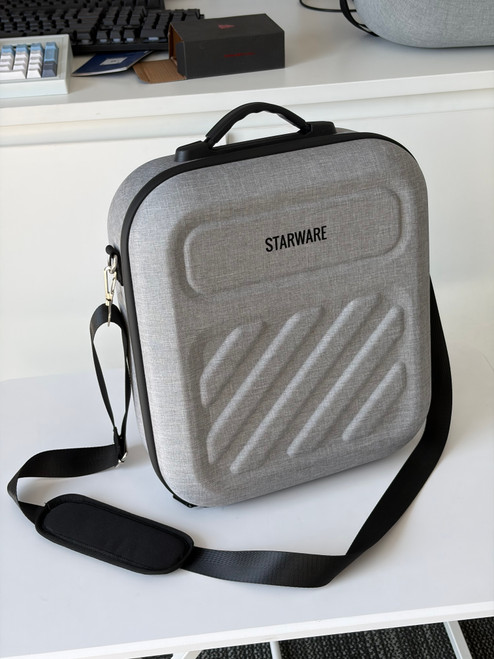 STARWARE Semi-Rigid Starlink Mini Case, Protective Storage Bag for Starlink Mini Accessories, Splash-Resistant, Shockproof, Lightweight for Travel & Outdoor Adventures