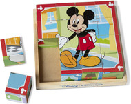 Melissa & Doug Disney Mickey Mouse Cube Puzzle With Storage Tray - 6 Puzzles in 1 (16 pcs)