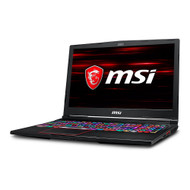 MSI GE63 Raider RGB-053 15.6" Gaming Laptop - Intel Core i7-8750H RTX2060 16GB DDR4 256GB NVMe SSD +1TB Win10 VR Ready