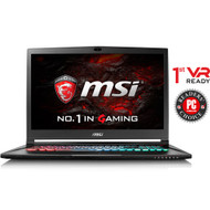 MSI GS73 STEALTH PRO-009 17.3" Gaming Laptop - Core i7-7700HQ Kabylake, 16GB RAM, 1TB HDD + 256 SSD, GTX 1050Ti, VR Ready, Win 10 (Open Box)