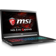 MSI GS73 Stealth-012 17.3" Gaming Laptop - Intel Core i7-8750H, GTX1060, 16GB DDR4, 256B NVMe SSD, + 2TB, Win10, VR Ready (USED)